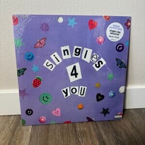 Olivia Rodrigo - singles 4 you Limited LP New Mint Sealed UO Exclusive Aqua